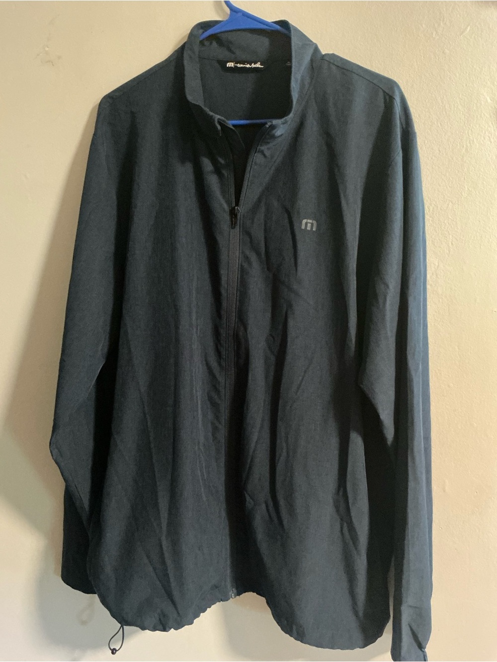 Travis Mathew Men's Navy Full-Zip Windbreaker